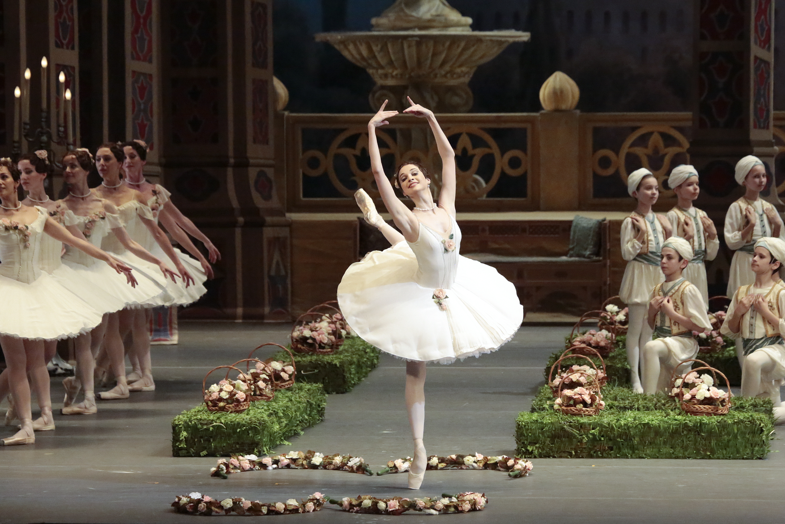 Scene from the Bolshoi Ballet's production of Le Corsaire.