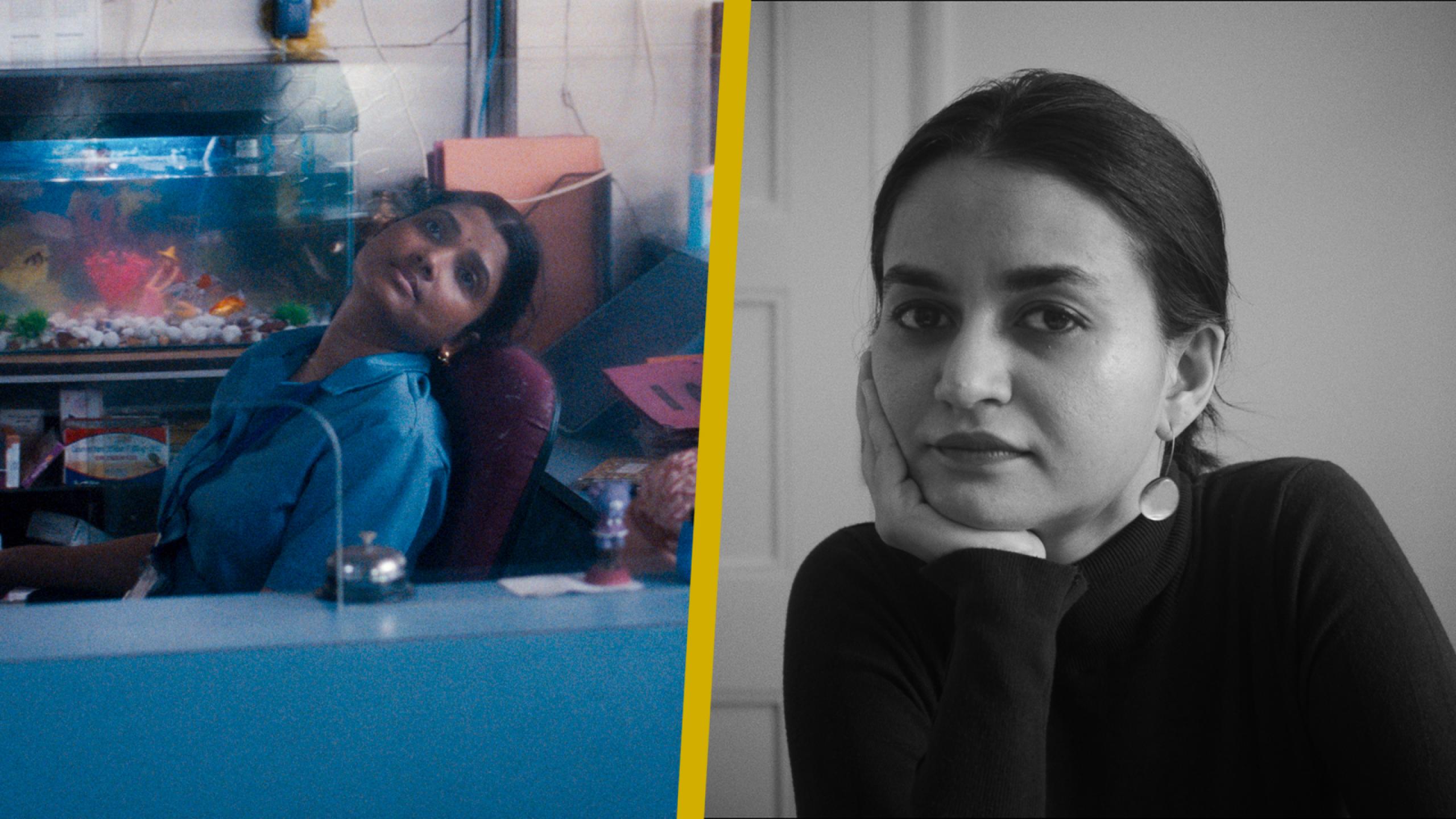 Left: ALL WE IMAGINE AS LIGHT. Right: Payal Kapadia.