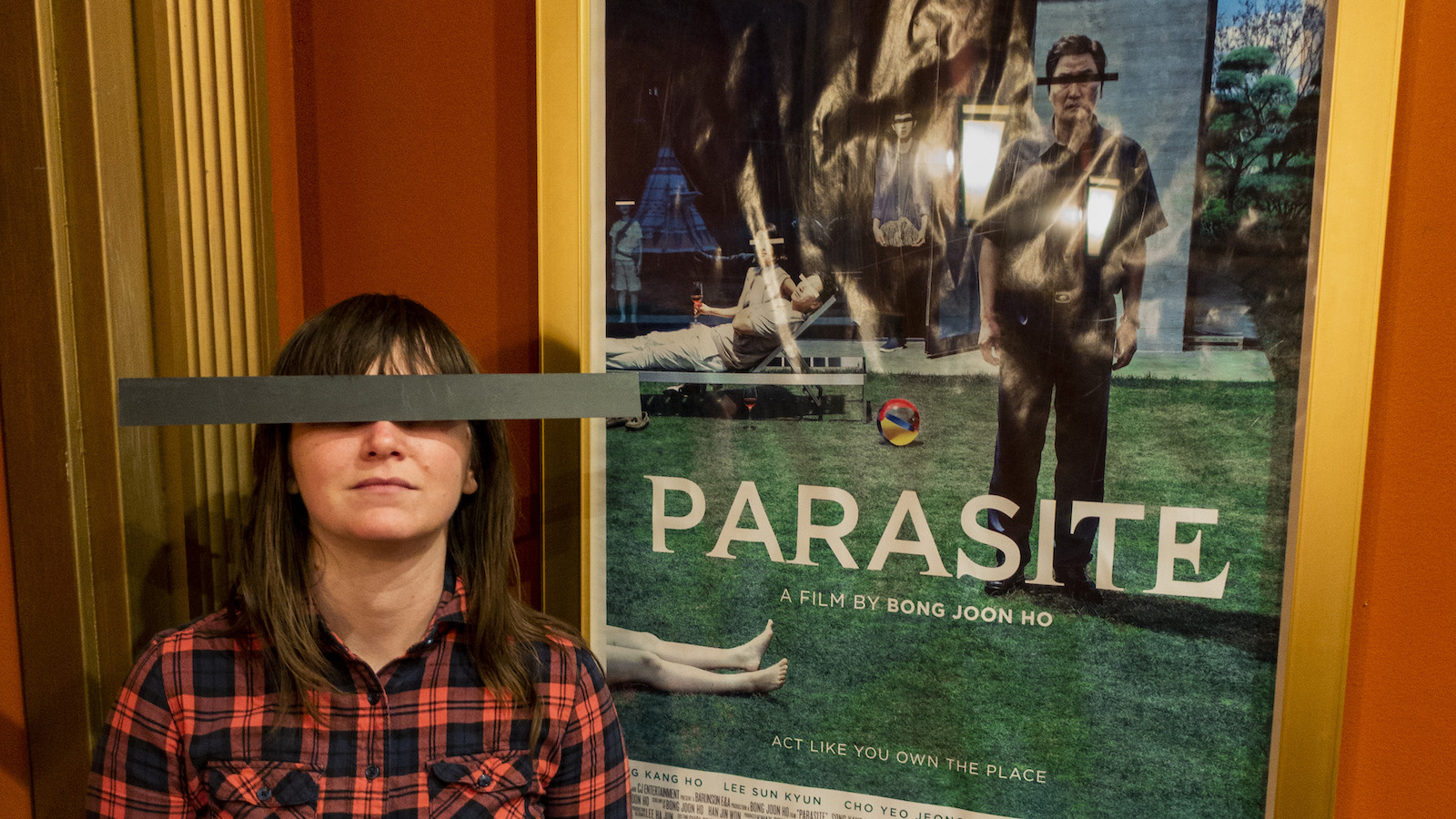 Parasite Black Bar Glasses