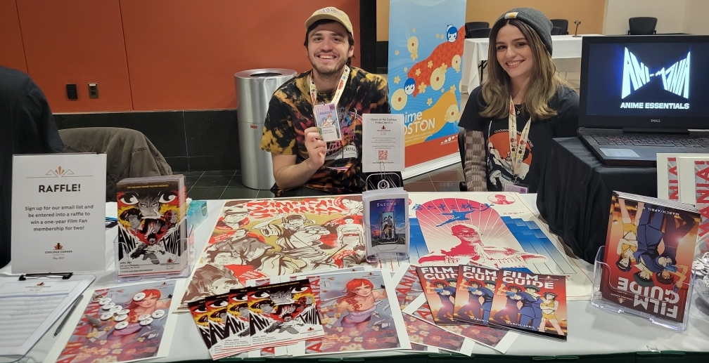 Two Coolidge staff members at Anime Boston
