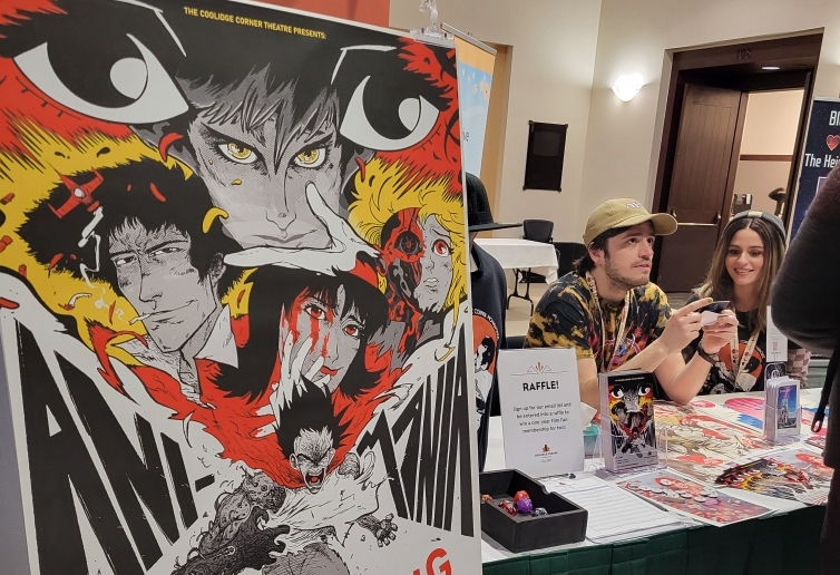 Coolidge booth at Anime Boston